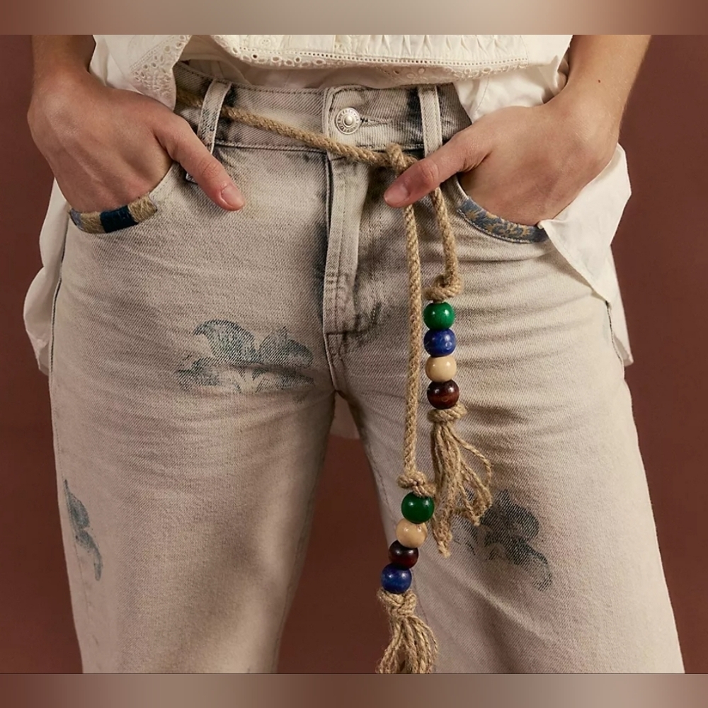 Free People We The Free Geranium Slouchy Straight Jeans - Picture 4 of 16